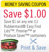 3 Rubbermaid Printable Coupons - Frugal Fritzie