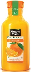 minute maid pure squeezed