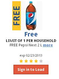 free pepsi