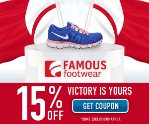 famous footwear coupon