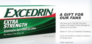 free excedrin