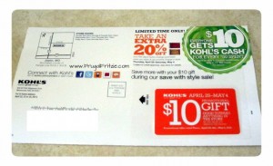 kohls coupon