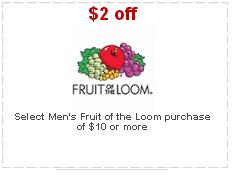fruit of the loom coupon