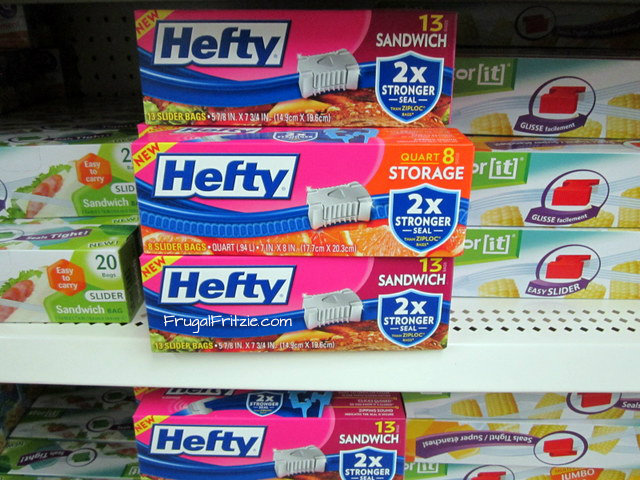 Hefty Slider Sandwich Bags Just $0.50 At Dollar Tree!