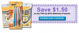 bic stationery coupon