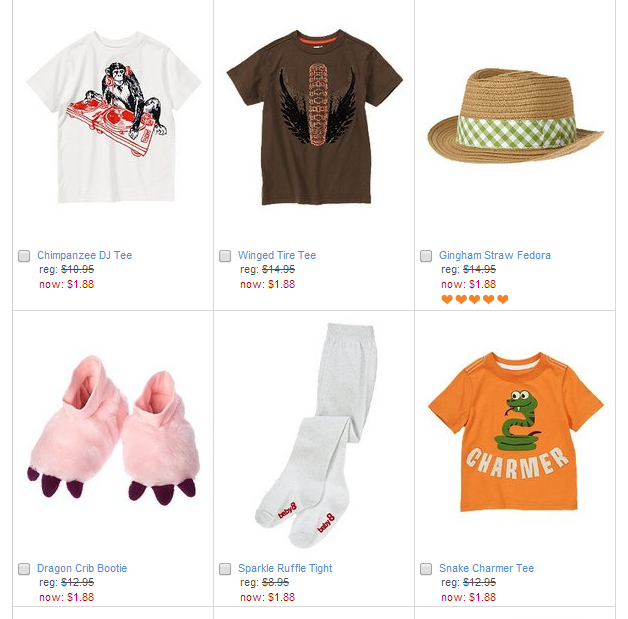 crazy 8 one day sale