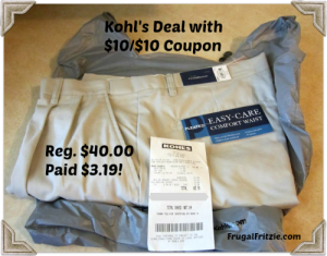 kohls coupon in the mail
