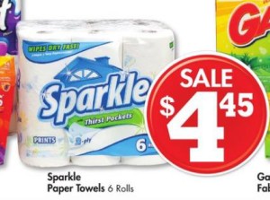 sparkle paper towels