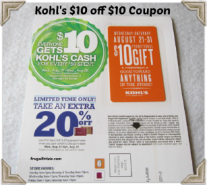 kohls coupon