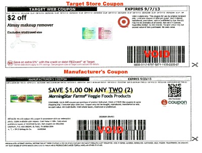 Quick Tip for Target Coupons: difference between store and mfg coupons