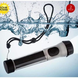 solar led flashlight