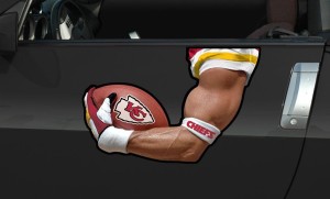 Chiefs car magnet