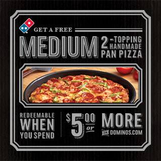 free dominos pizza