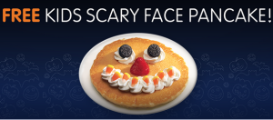 scary face pancakes