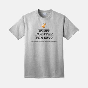 what the fox shirt