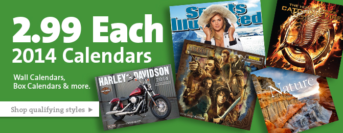 2014 wall calendars
