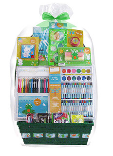 art supplies easter basket