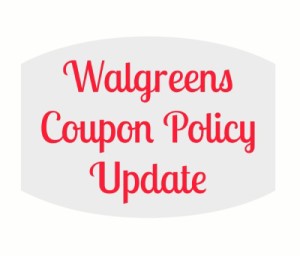 walgreens coupon policy