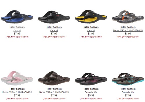 Rider sandals dunas deals