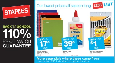 Staples Back to School Deals