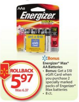 free energizer batteries