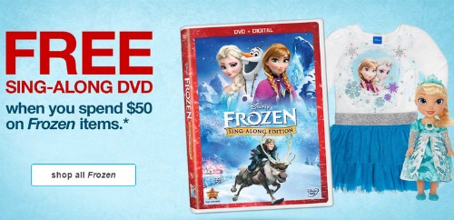 Free Disney Frozen Sing-Along Dvd