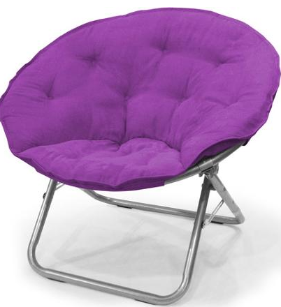 Mainstays Large Microsuede Saucer Chair