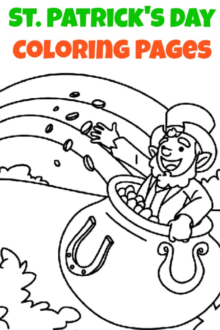 St. Patrick's Day Coloring Pages Free Printables