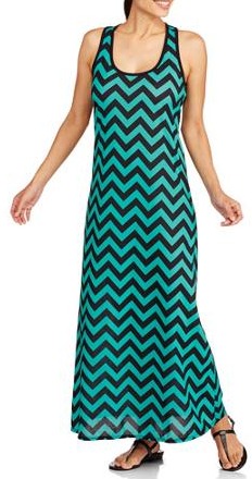 Chevron Tank Maxi Dress 