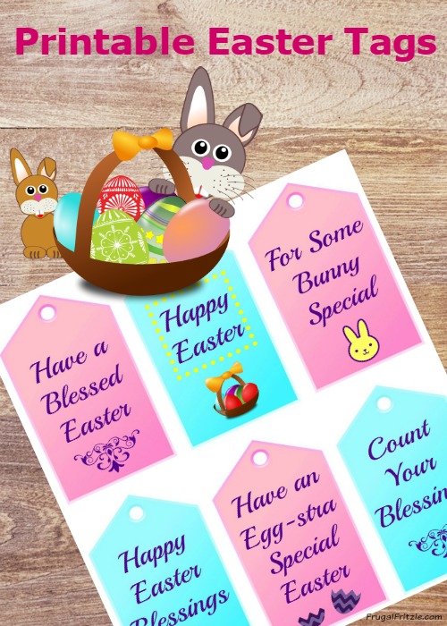 Free Printable Easter Tags