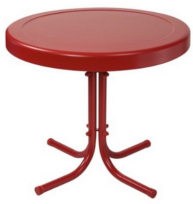 Red Patio table