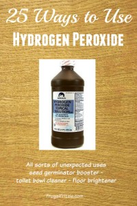 Ways to use Hydrogen Peroxide