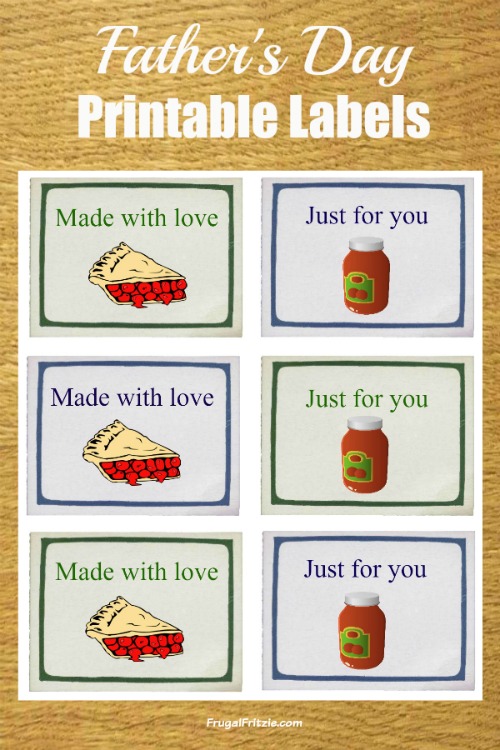 Fathers Day Free Printable Labels