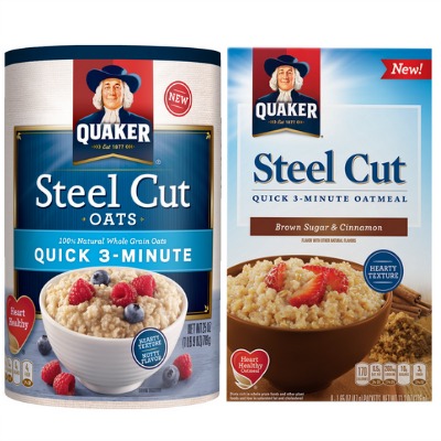 Quaker Quick 3-Minute Steel Cut Oatmeal Coupon