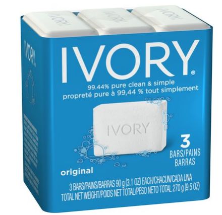 3 Bar Ivory Soap