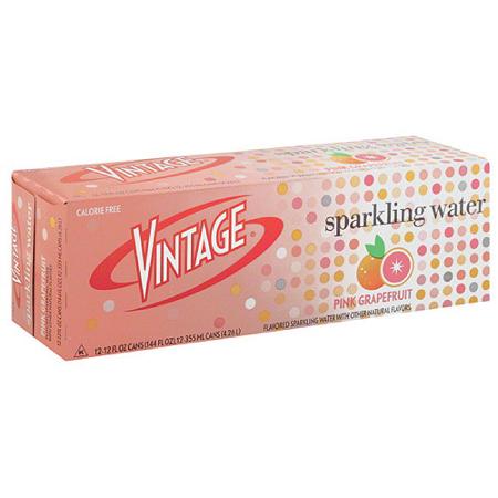 Vintage Sparkling Water 12 pack 