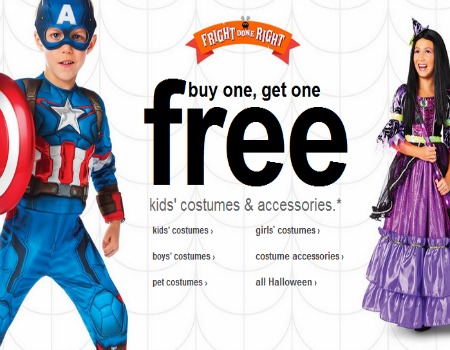 Buy 1 Get 1 FREE Kids Halloween Costumes
