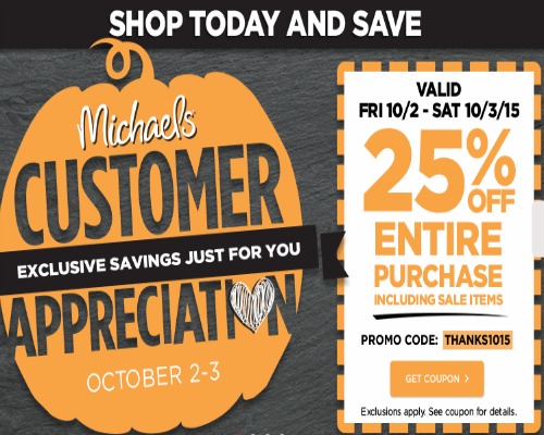 Michaels Coupon