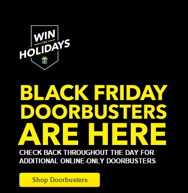 Best Buy Black Friday Doorbusters