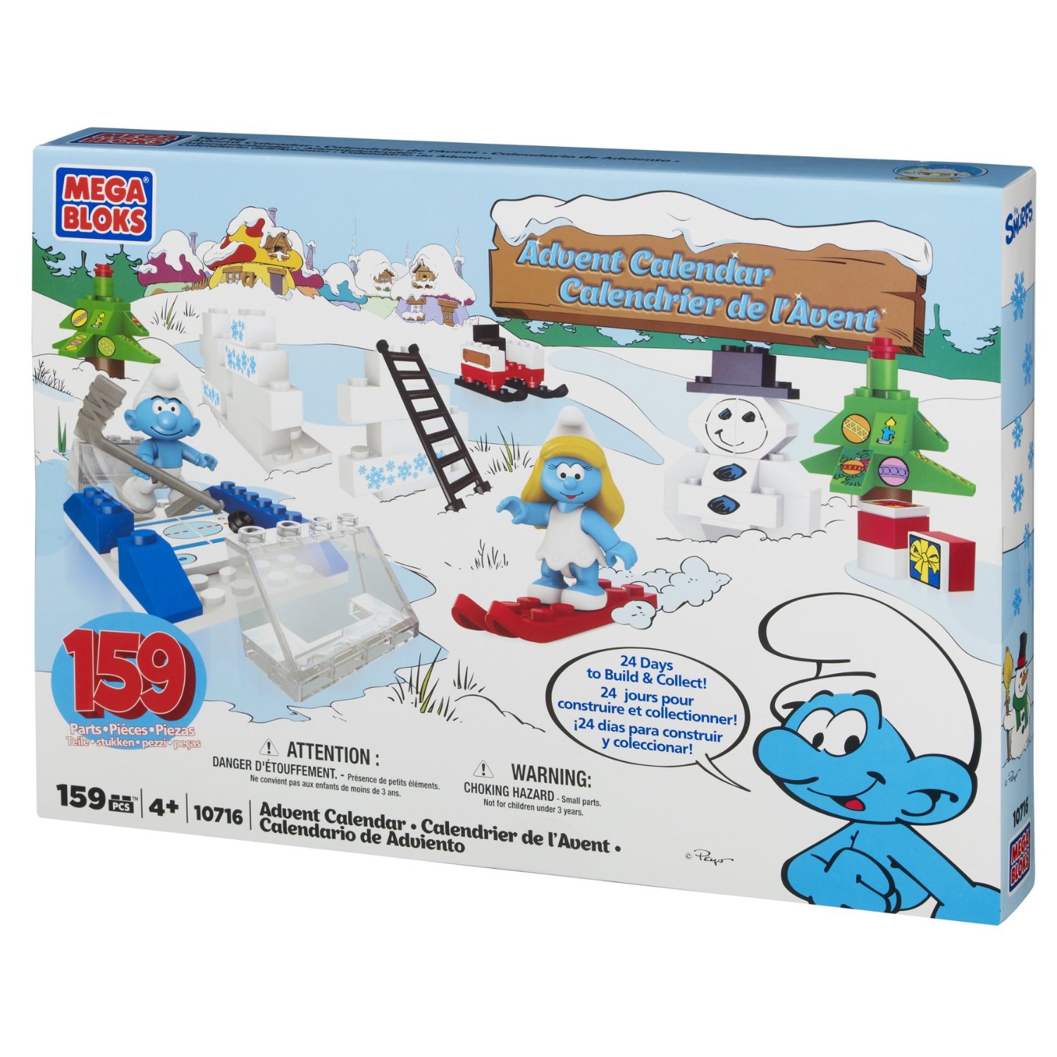 Mega Bloks Smurfs Advent Calendar Play Set Archives Frugal Fritzie