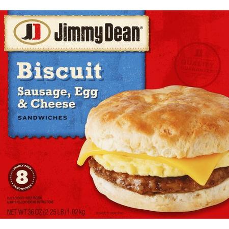 jimmy dean biscuit sandwiches - Frugal Fritzie