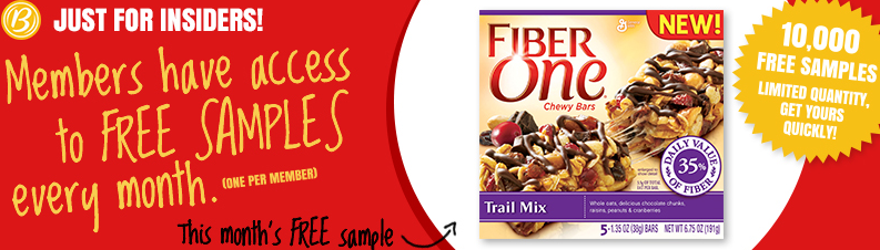 Free Fiber One Bar for Betty Crocker Members (1st 10,000)